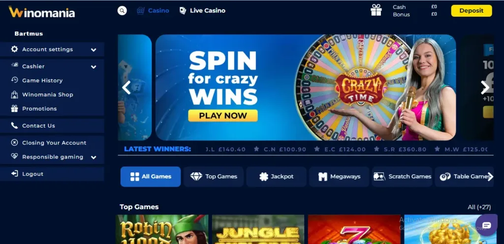 WELCOME-BONUS-AND-HOMEPAGE-WINOMANIA-1024x497 Winomania Casino Review