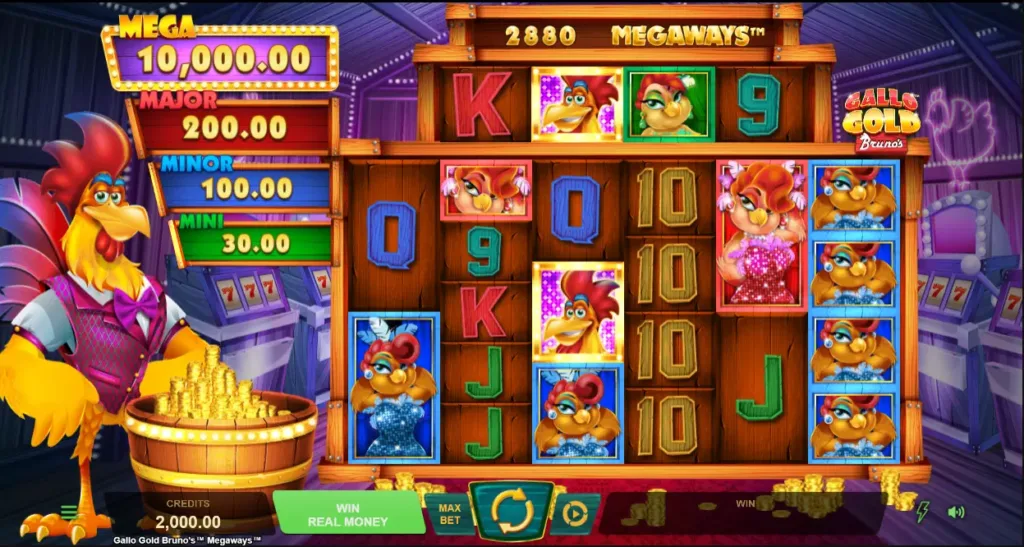 Gallo-Gameplay-1024x547 Gallo Gold Bruno's Megaways Slot Review