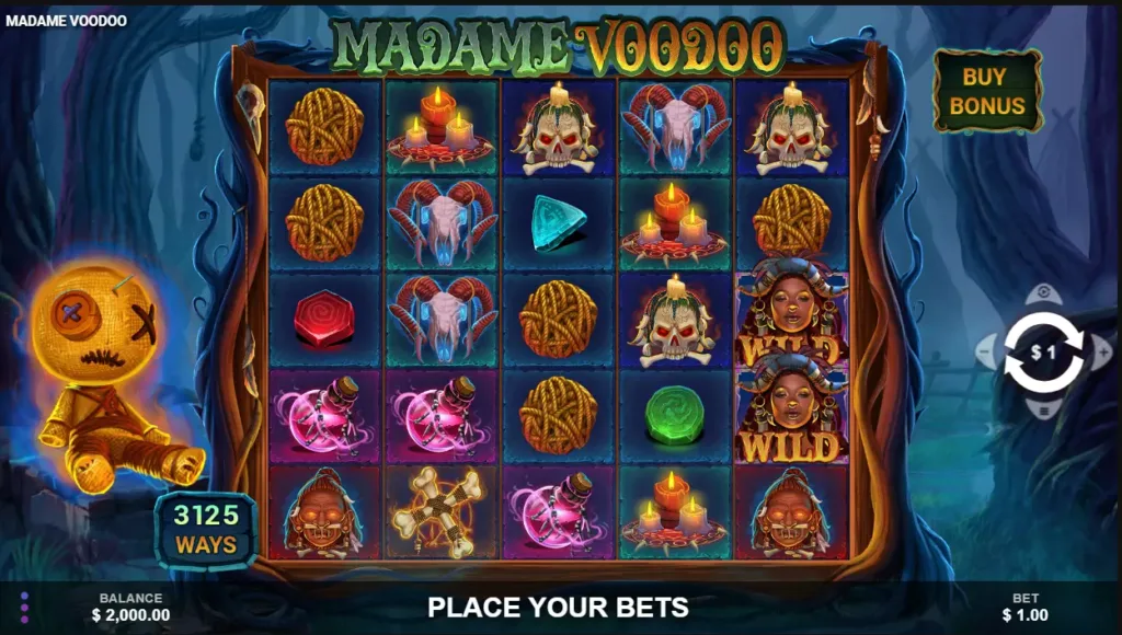 Madame-gameplay-1024x580 Madame Voodoo Slot Review