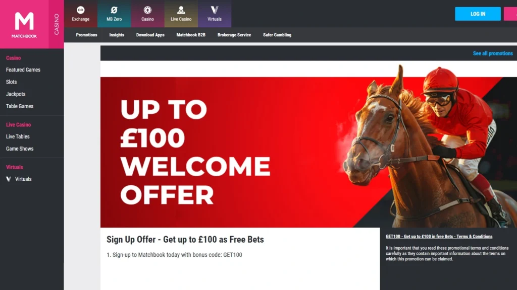 ExchangeWelcomeBonus-1024x576 Matchbook Casino Review