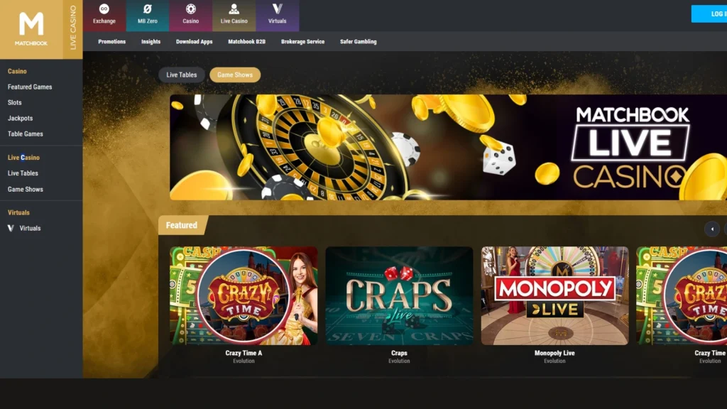 GameShow-1024x576 Matchbook Casino Review