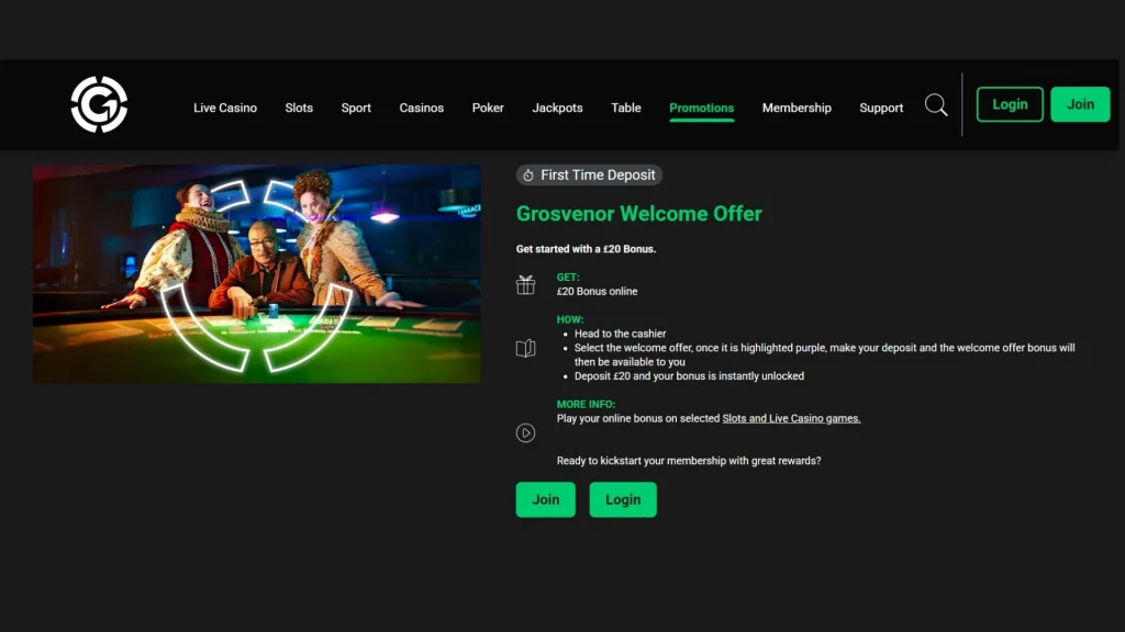 GrosvenorWelcomeOffer-1024x576 Grosvenor Casino Review