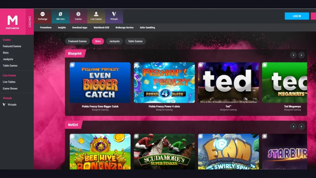 MatchbookSlots-1024x576 Matchbook Casino Review