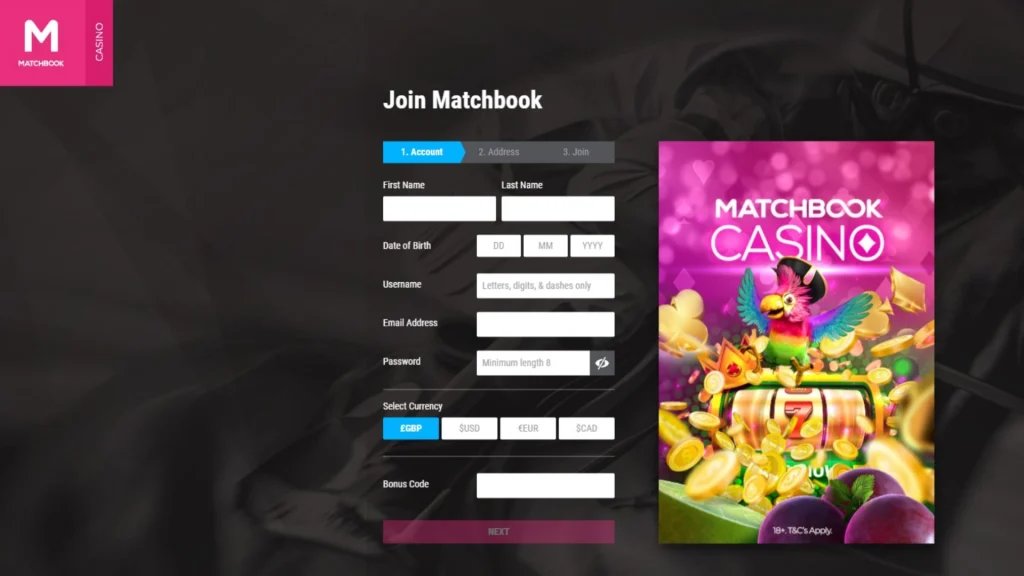Registration-2-1024x576 Matchbook Casino Review