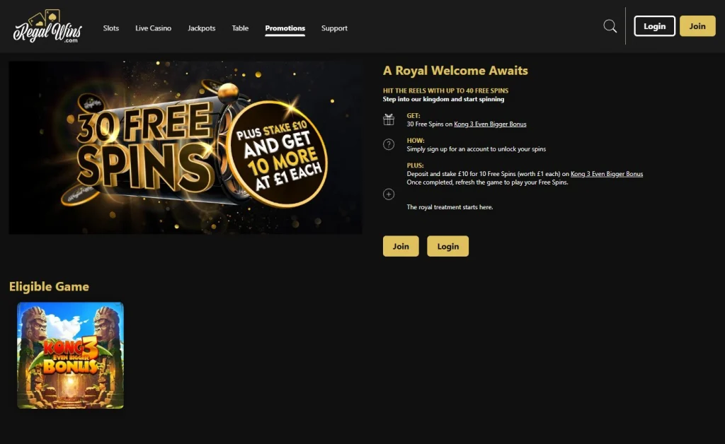 A-Royal-Welcome-Awaits-1-1024x628 Regal Wins Casino Review