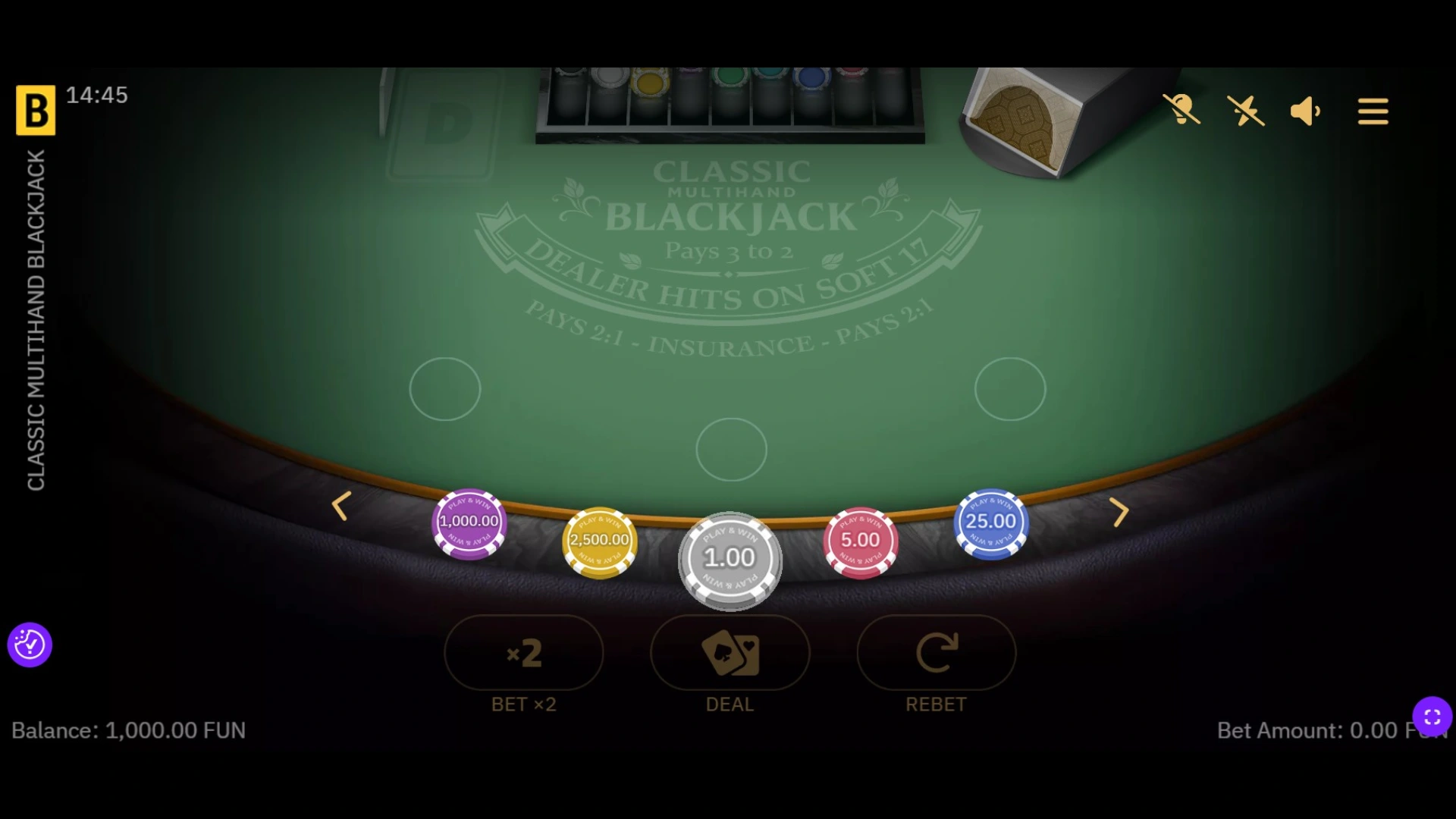 Classic Multihand Blackjack