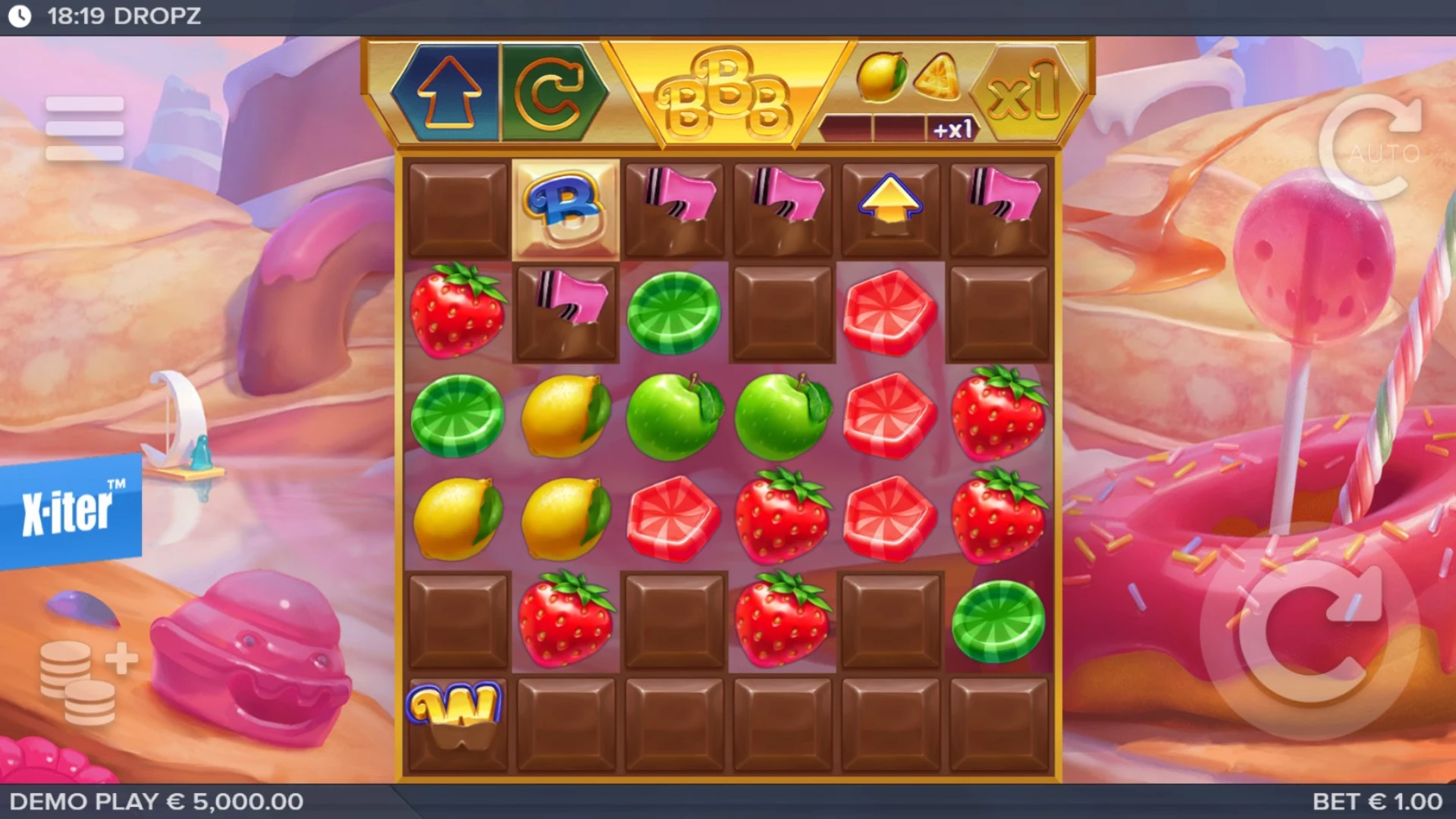 Dropz slot
