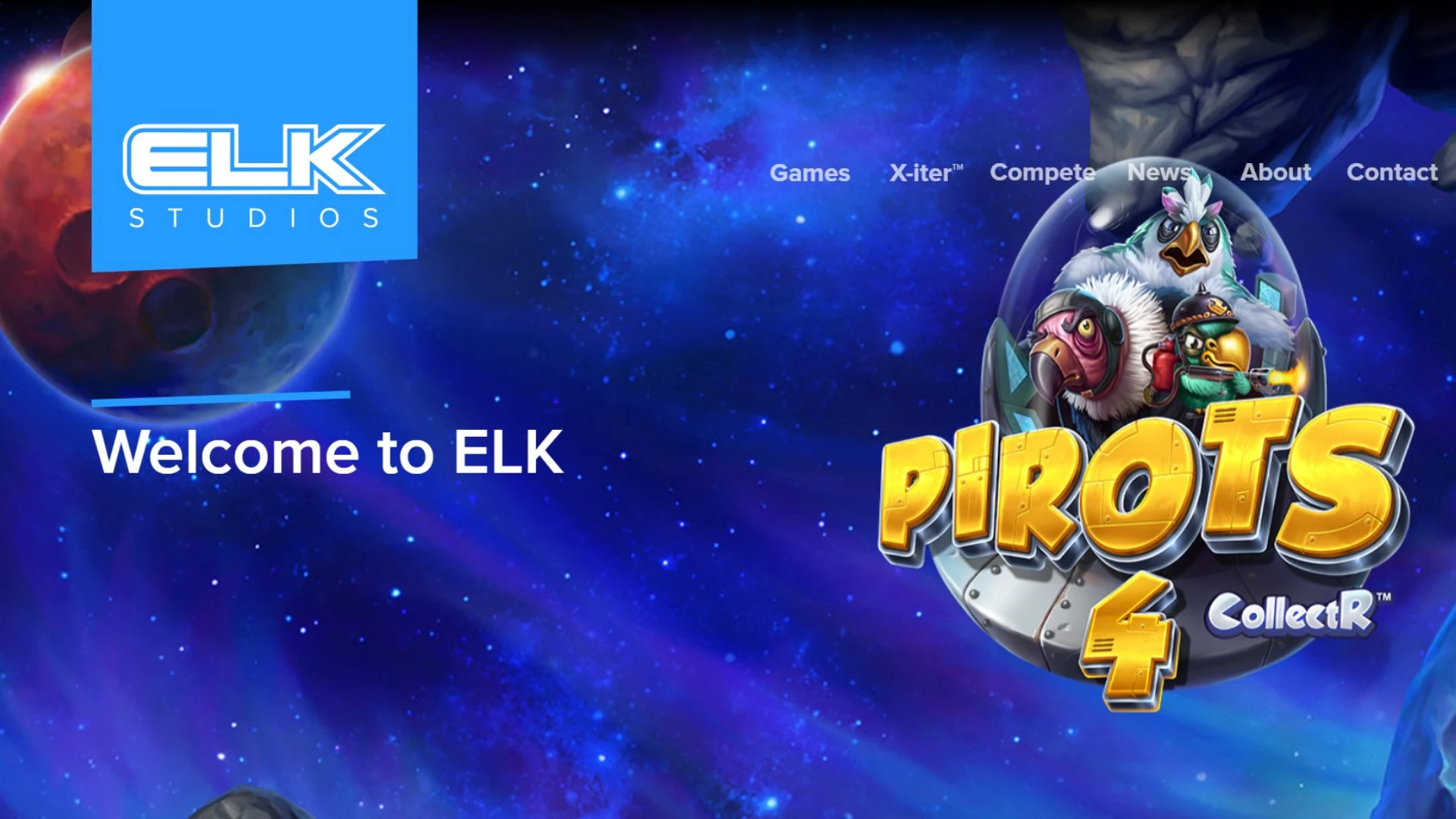 ELK Studios start page