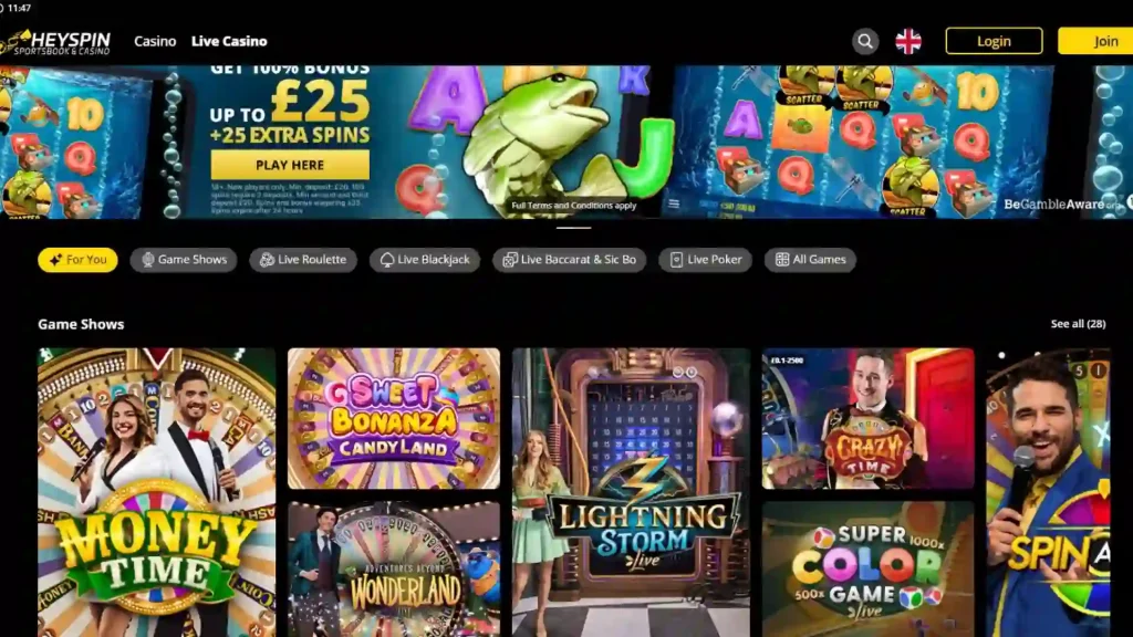 HeySpin-Live-1920_1080-1-1024x576 HeySpin Casino Review