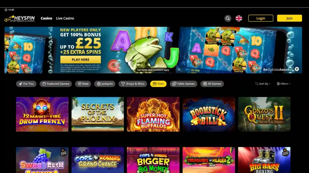HeySpin-Slots-1920_1080-1024x576 HeySpin Casino Review