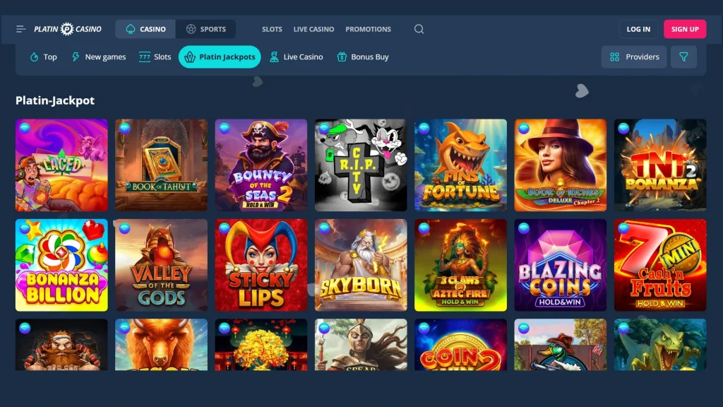 Platin-Jackpots-1024x576 Platin Casino Review