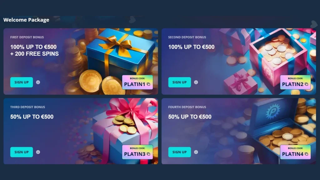 PlatinCasinoWelcomePackage-1024x576 Platin Casino Review