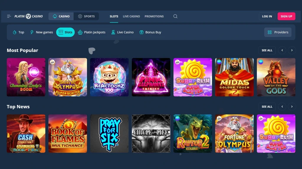 PlatinCasinoslots-1024x576 Platin Casino Review