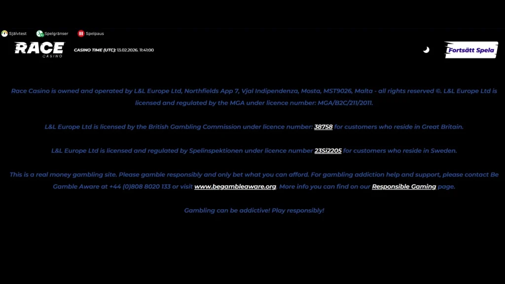 Race-Casino-License-1024x576 Race Casino Review