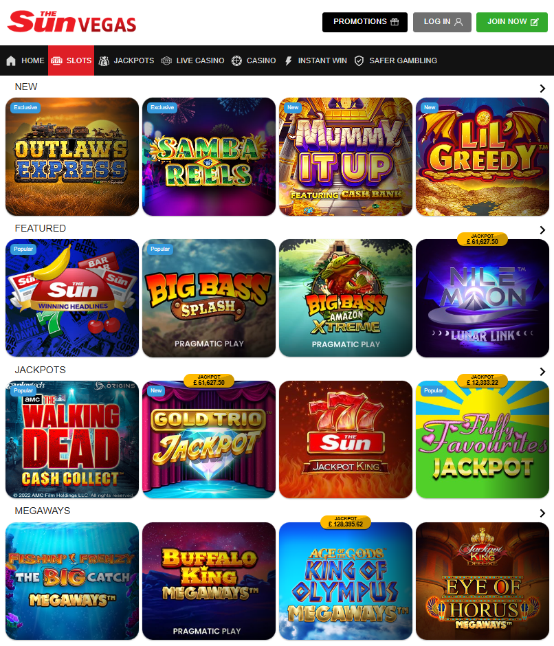 Slots-3 Sun Vegas Casino Review