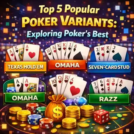 Top 5 Popular Poker Variants: Exploring Poker’s Best