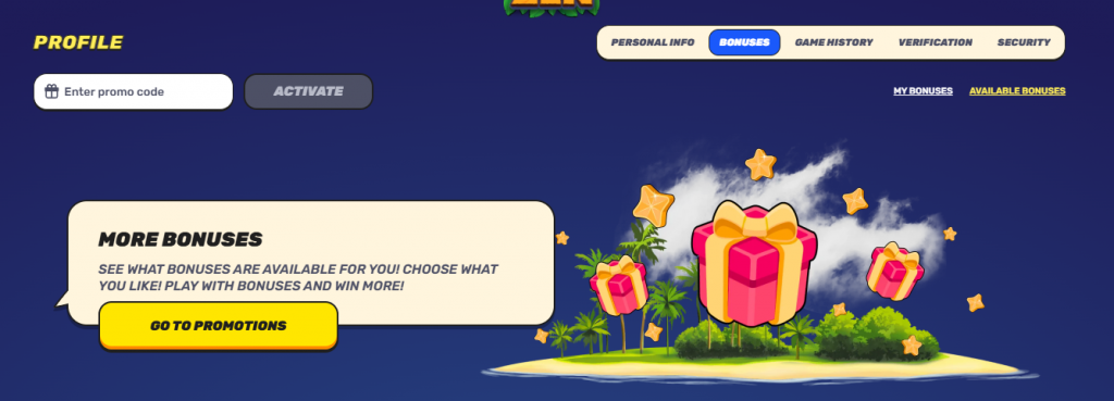 promocode-1024x369 GambleZen Casino Review