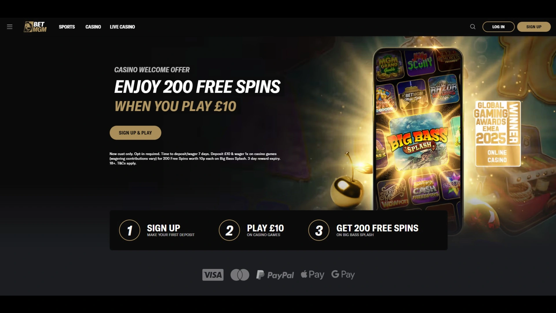 BetMGM Top 10 UK Online Casinos – March 2026