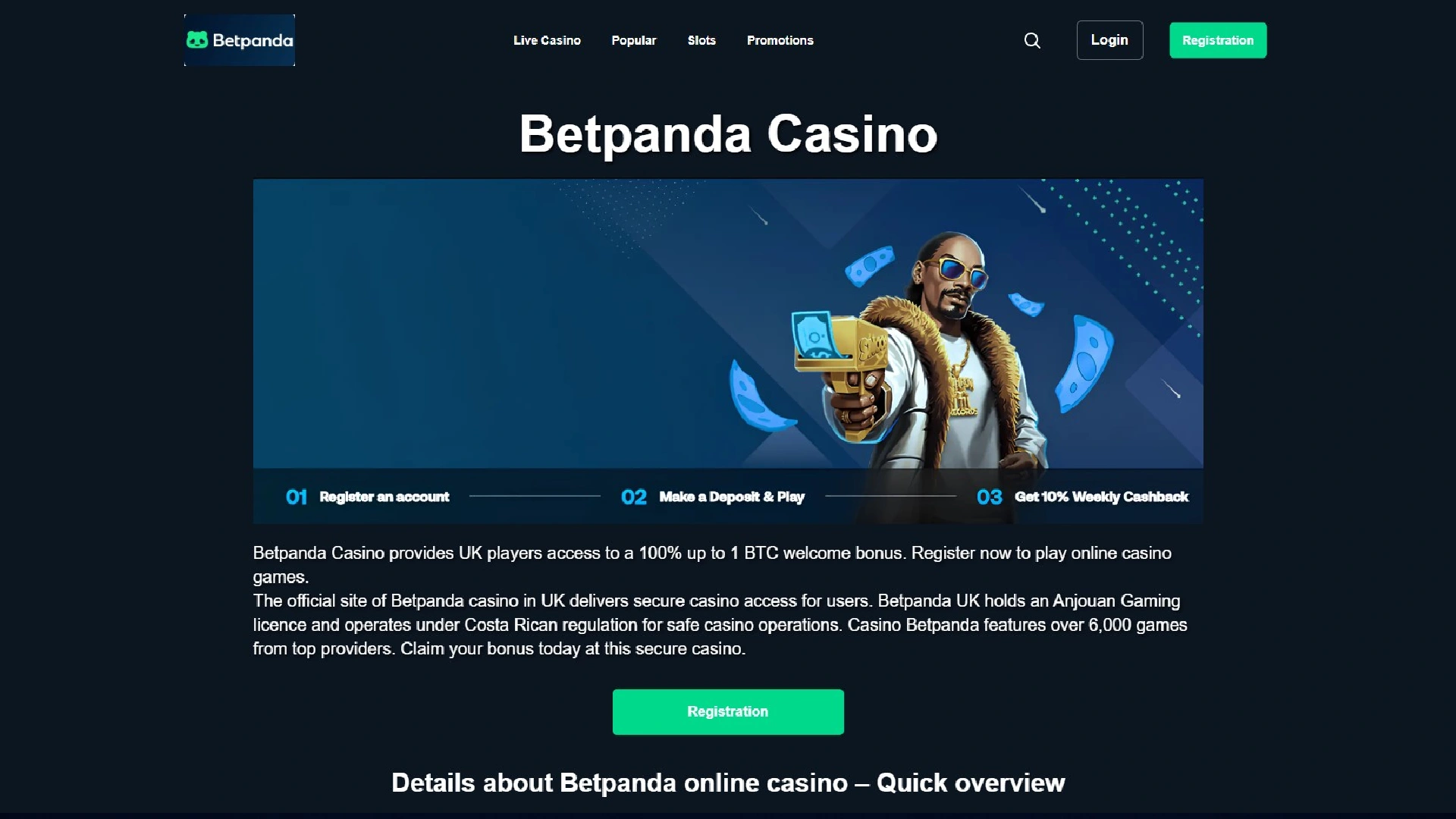 BetPanda Top UK Crypto Casinos – March 2026