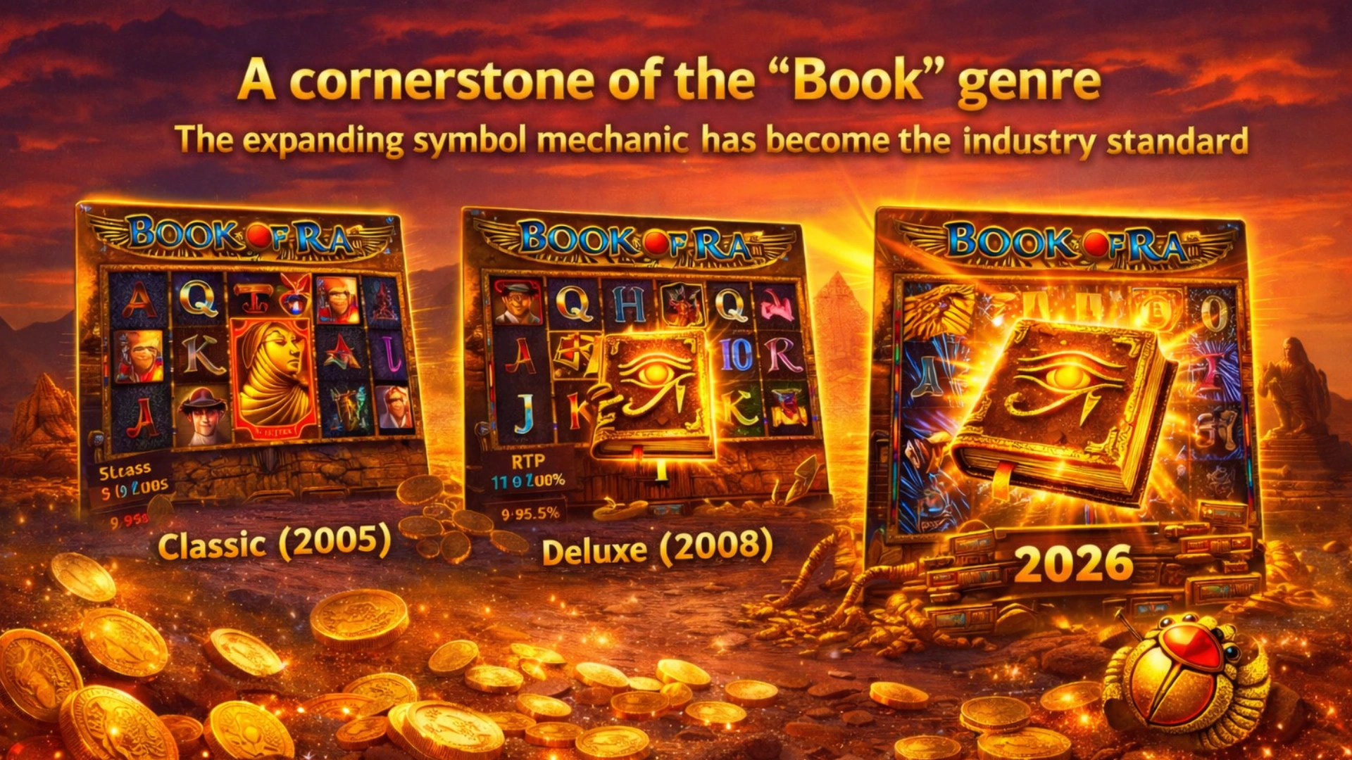 Book-of-Ra-series Book of Ra Deluxe Buy Bonus – New Feature for the Legendary Series