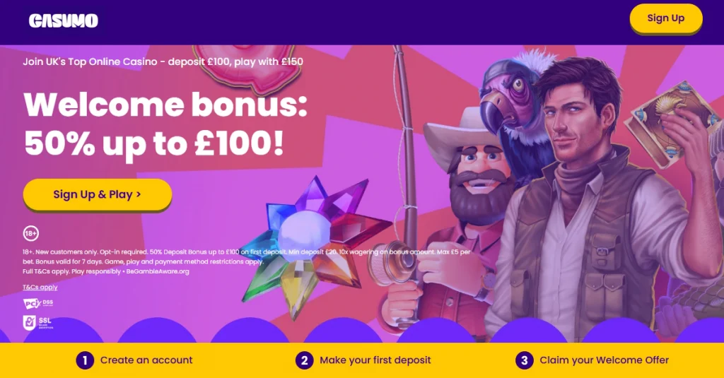 Casumo-1-1024x535 Best Casino Bonuses and Welcome Offers UK — March 2026