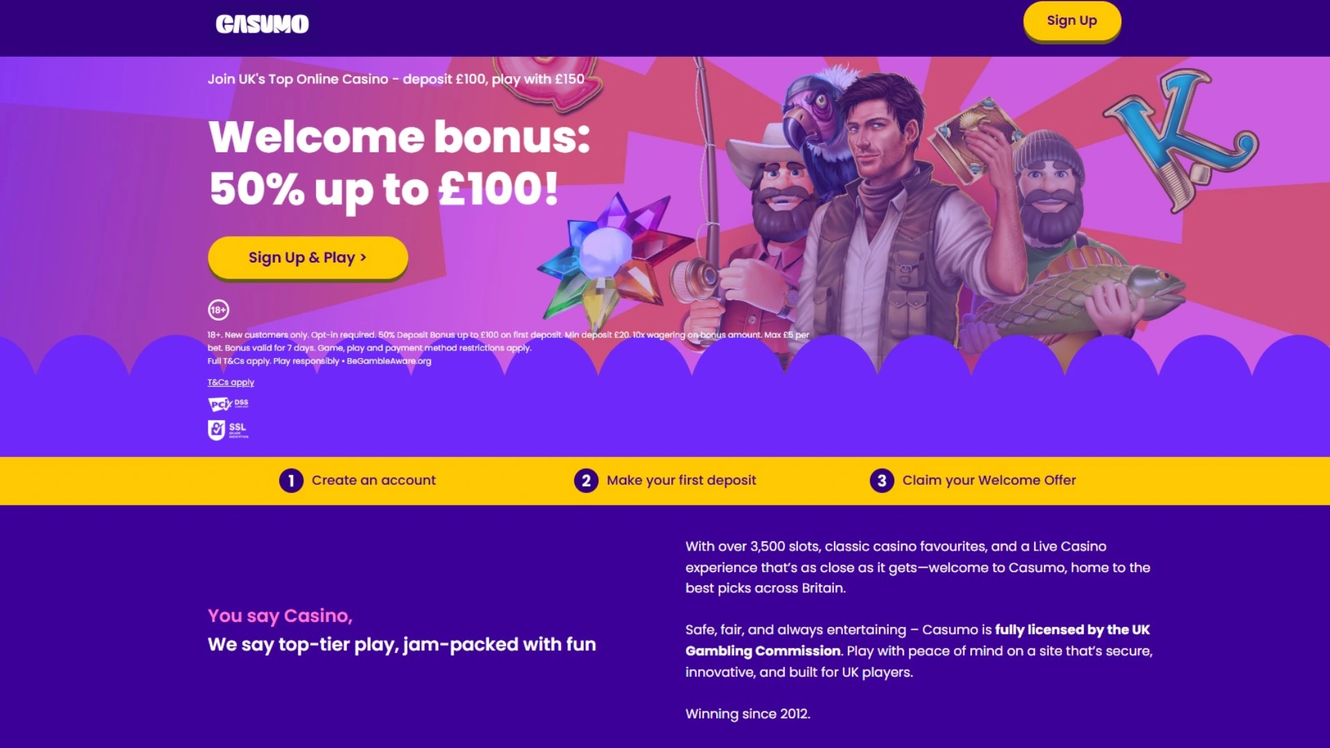 Casumo Top 10 UK Online Casinos – March 2026