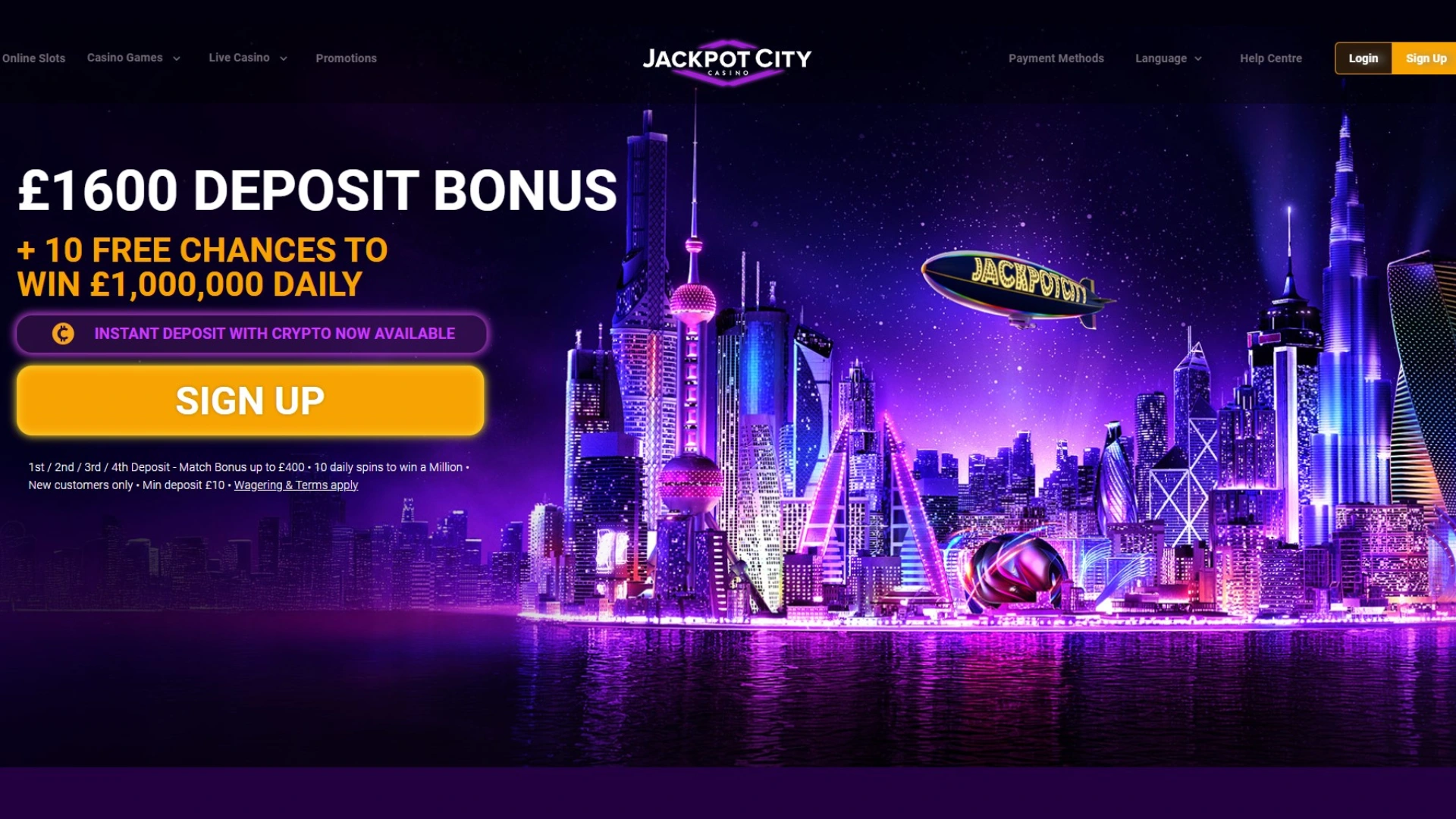 Jackpot-City Top 10 UK Online Casinos – March 2026