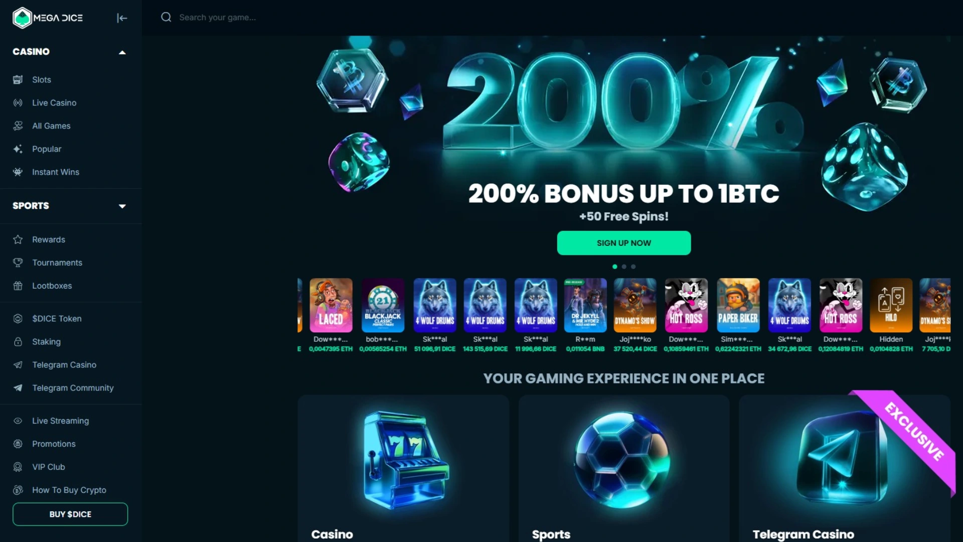 Mega-Dice Top UK Crypto Casinos – March 2026