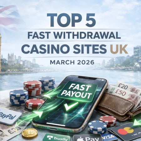 Top 5 Fast Withdrawal Casino Sites UK – March 2026