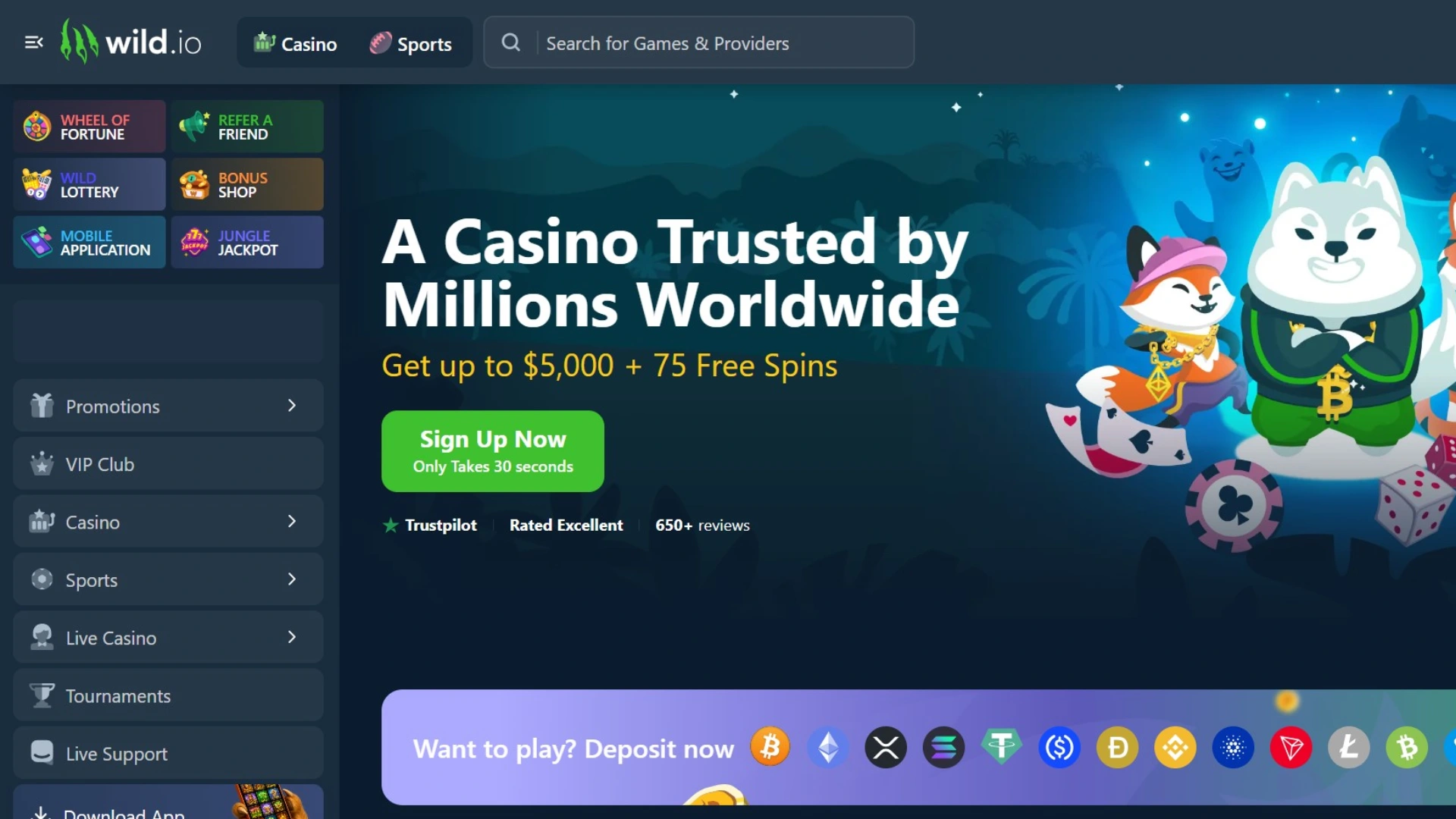 Wild-io Top UK Crypto Casinos – March 2026