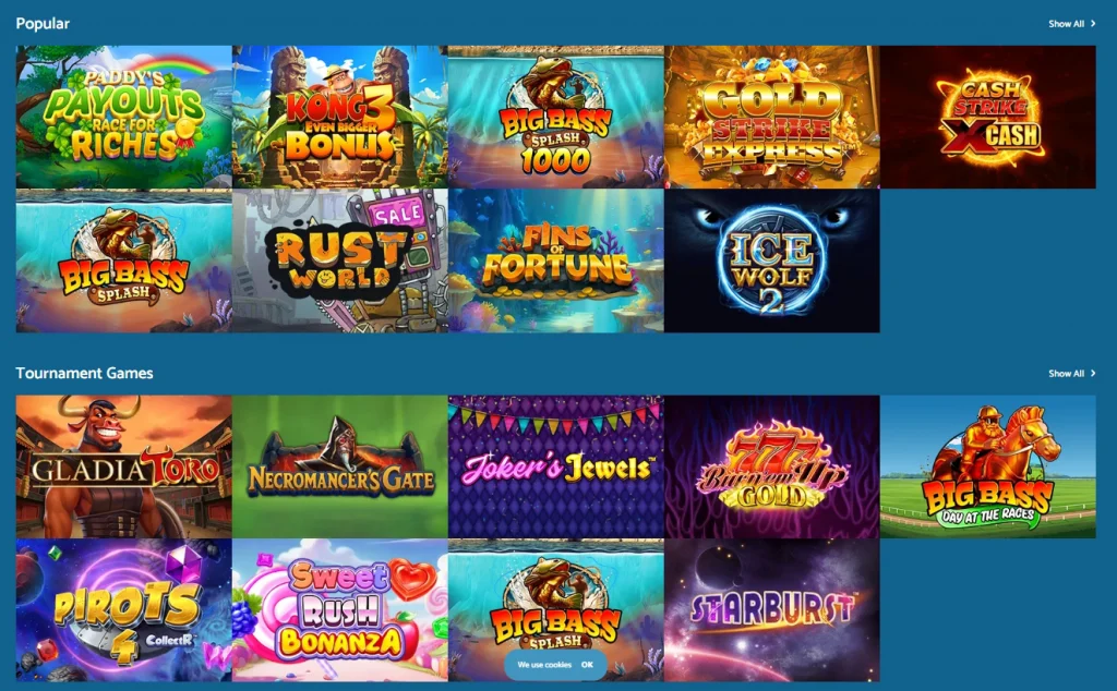 games-1-1024x634 Yeti Casino Review