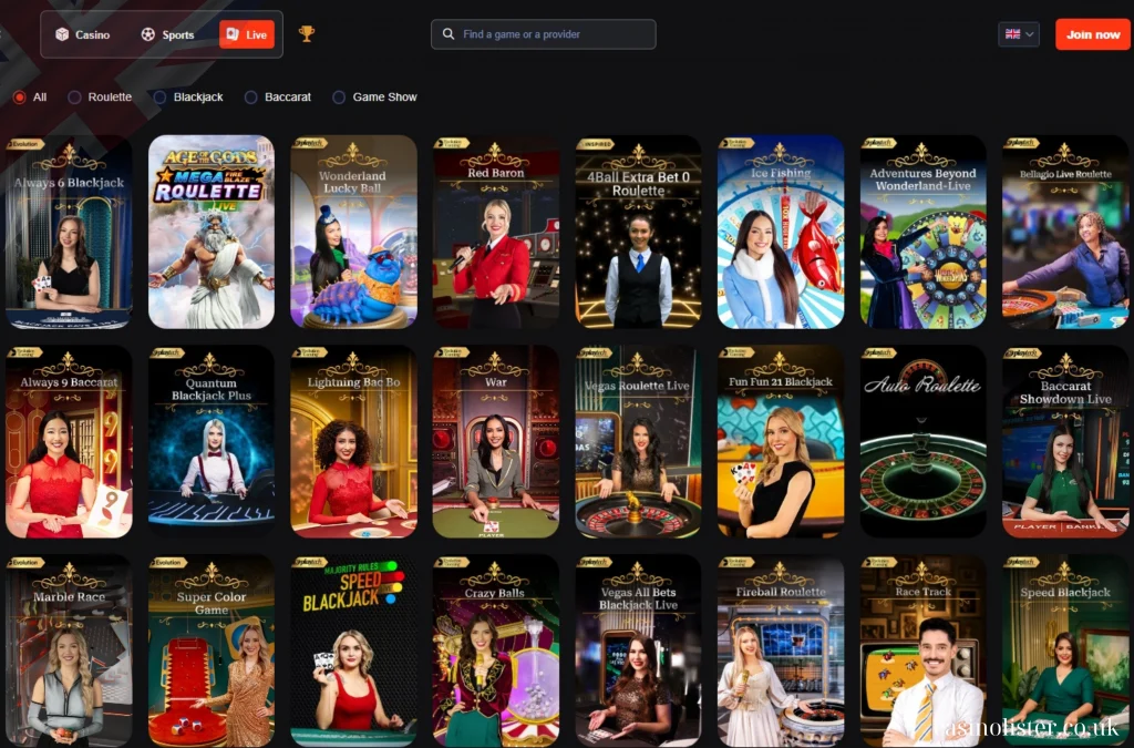 live-2-1024x675 21Bets Casino Review
