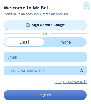 login Mr Bet Casino Review