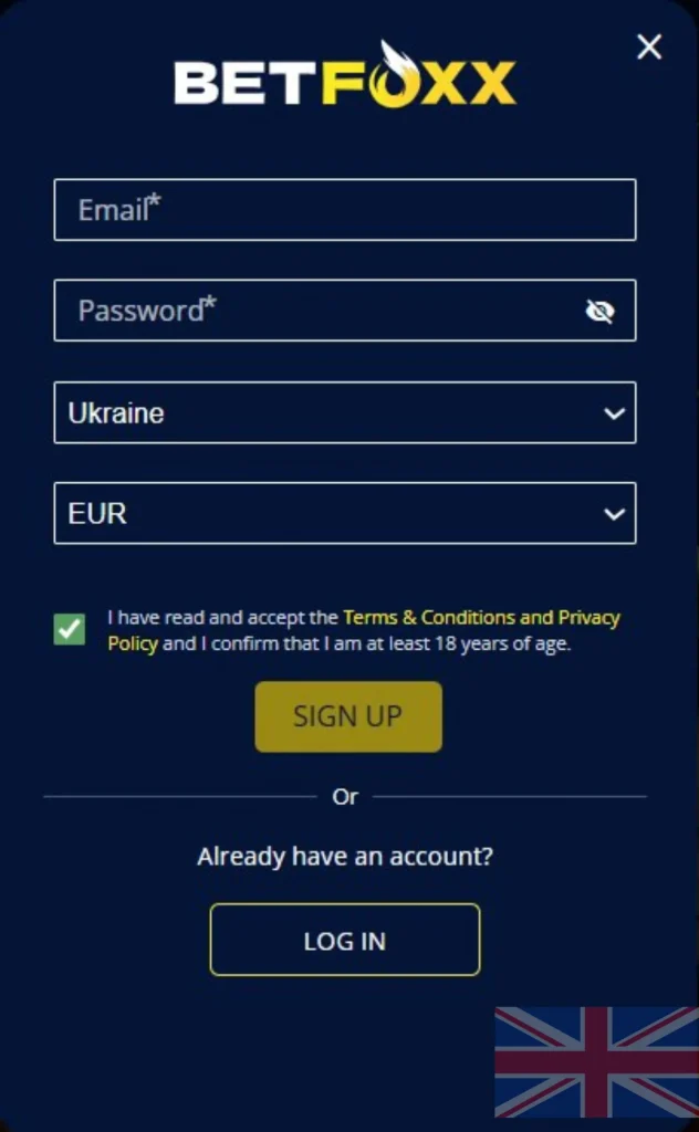 Betfoxx-Casino-registration-form-632x1024 Betfoxx Casino Review
