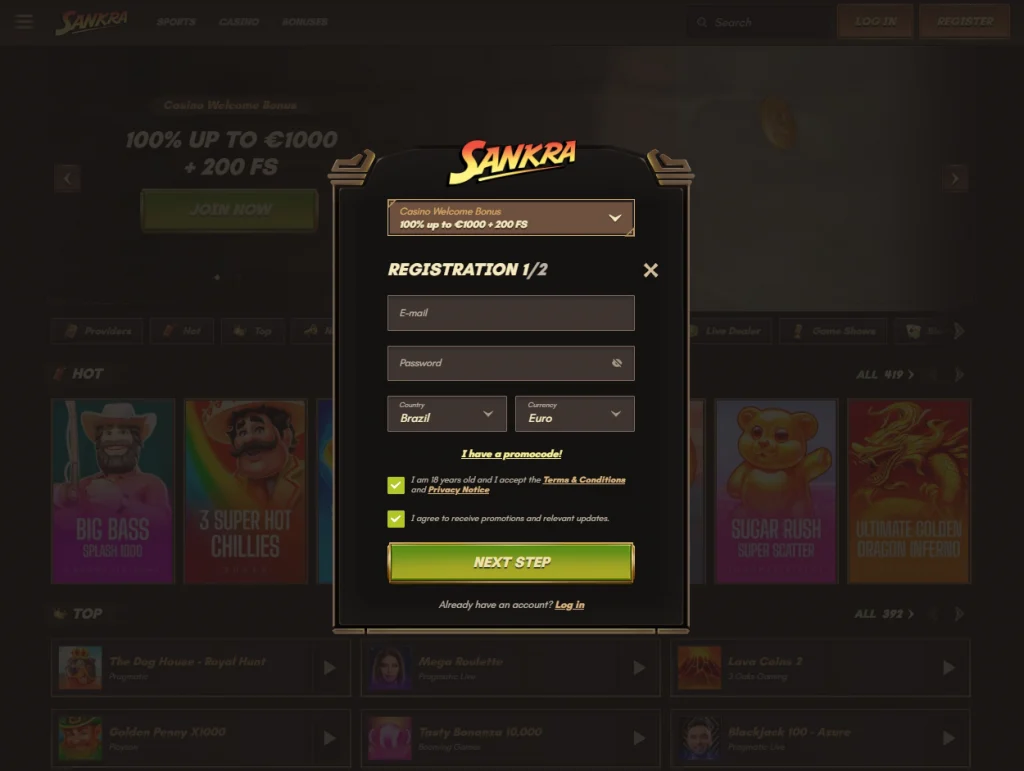register-1-1024x771 Sankra Casino Review