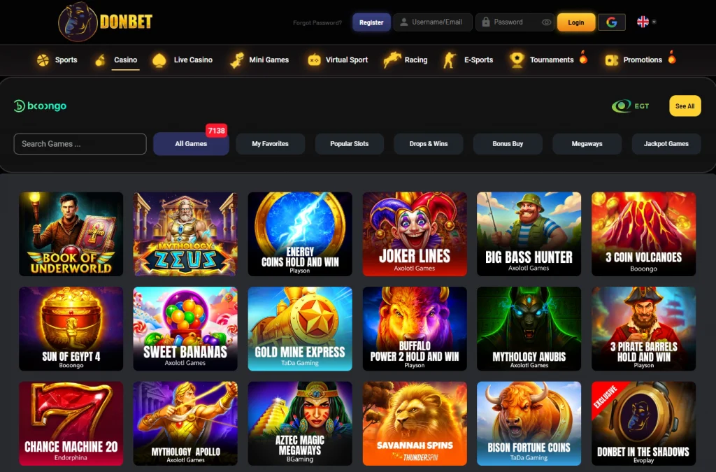 slots-1-1024x675 Donbet Casino Review