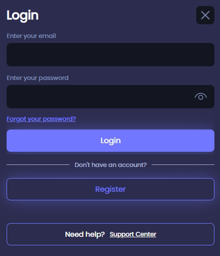 login-1 Funky Jackpot Casino Review