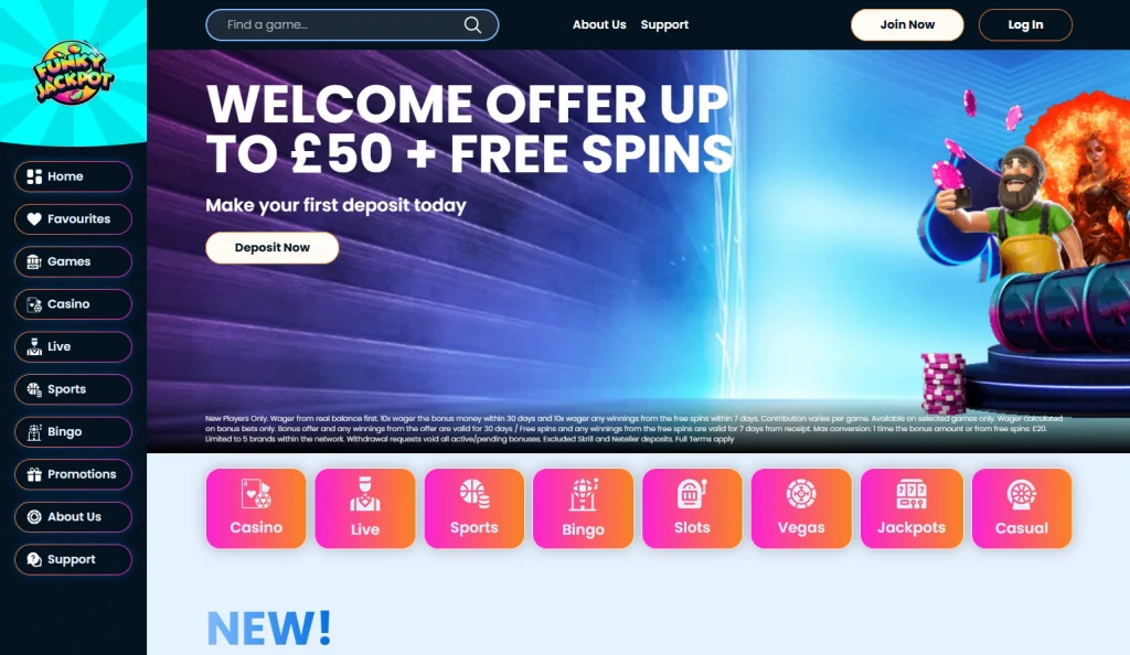 main-1-1024x594 Funky Jackpot Casino Review